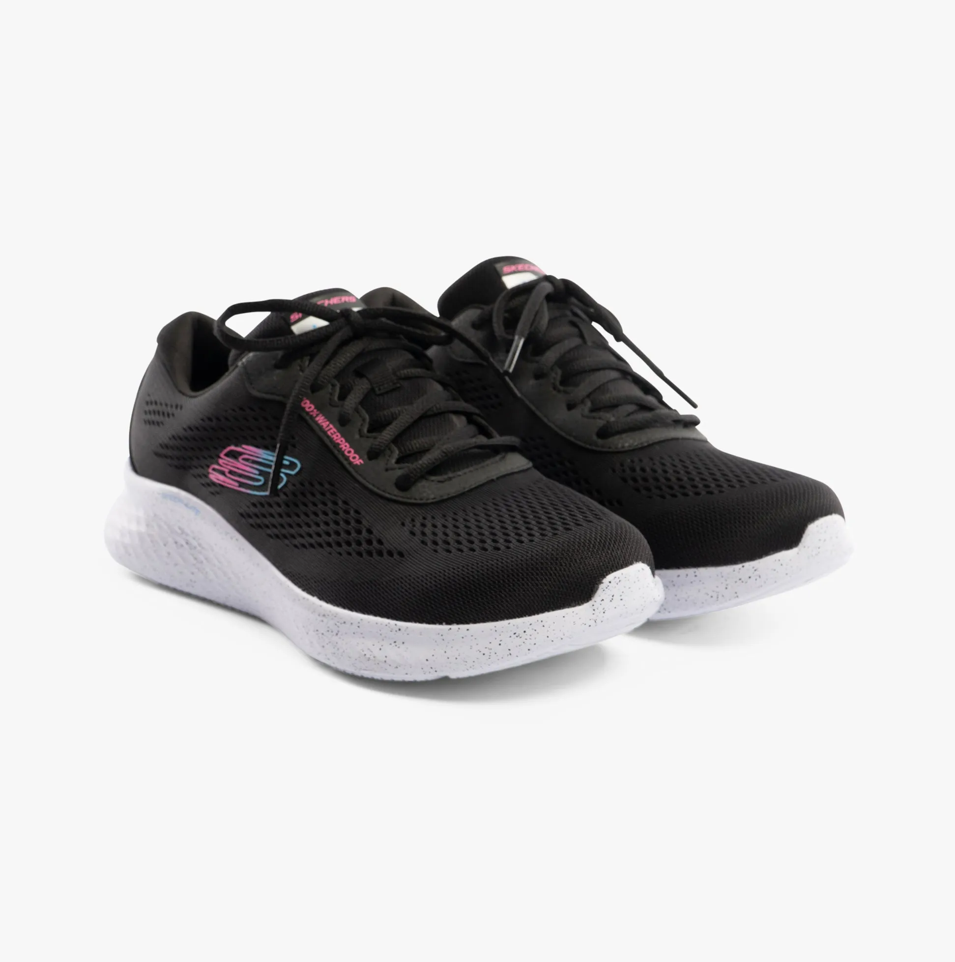 150198/BLK SKECH-LITE PRO-THROUGH THE MUD Womens Trainers Black