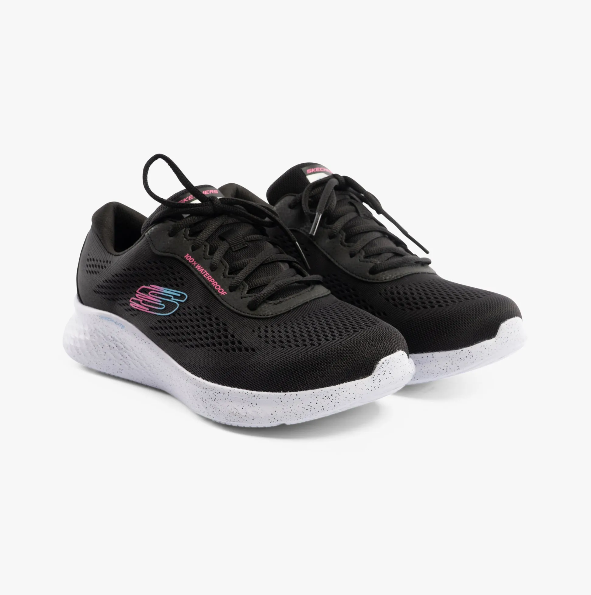 150198/BLK SKECH-LITE PRO-THROUGH THE MUD Womens Trainers Black