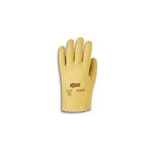 22-515-7.5 Ansell Ksr Gloves,204001,Vinyl Coated & Knit Lined,Size 7.5