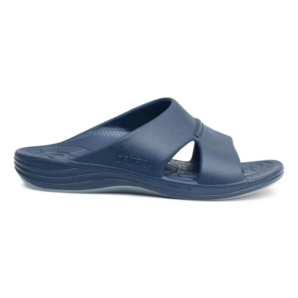 Aetrex Men's Bali Slides Navy