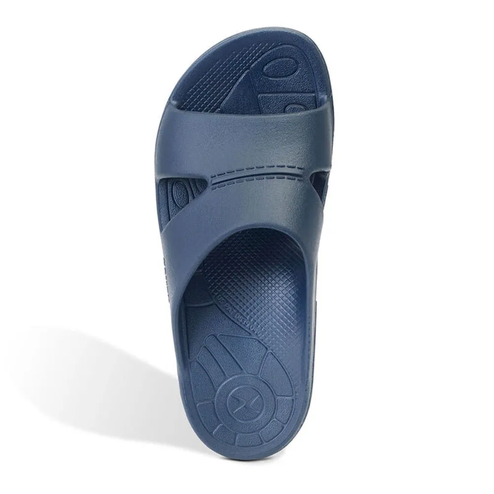 Aetrex Men's Bali Slides Navy