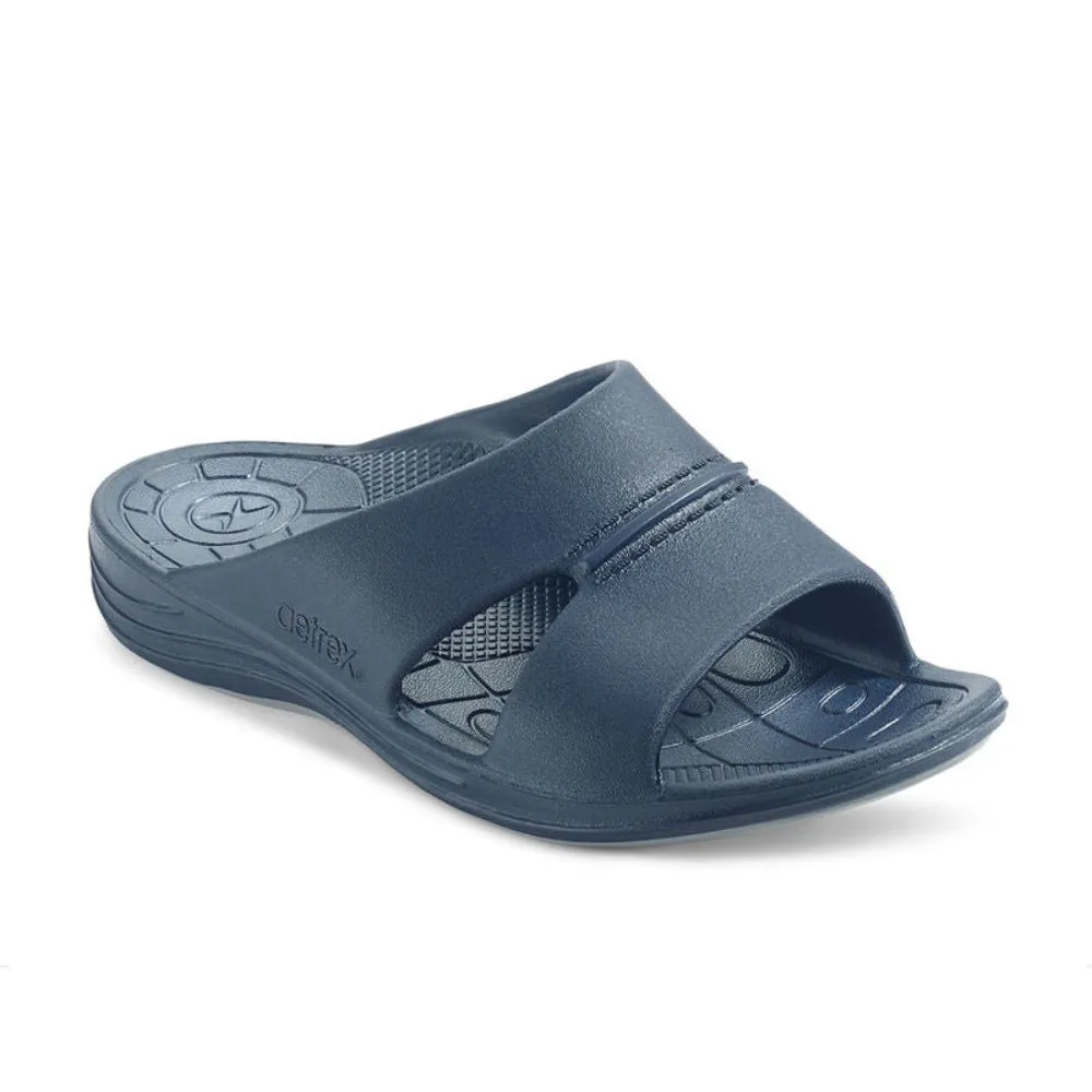 Aetrex Men's Bali Slides Navy