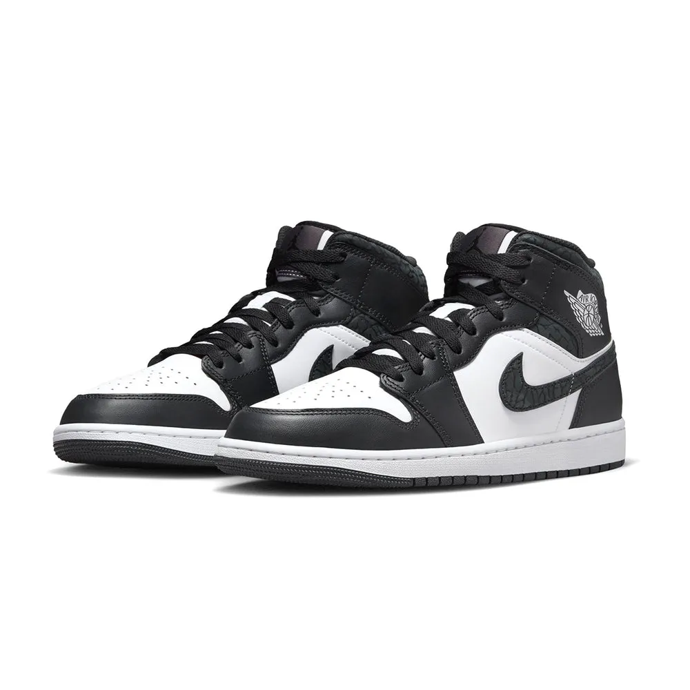 Air Jordan 1 Mid 'Panda Elephant/Off Noir' Sale