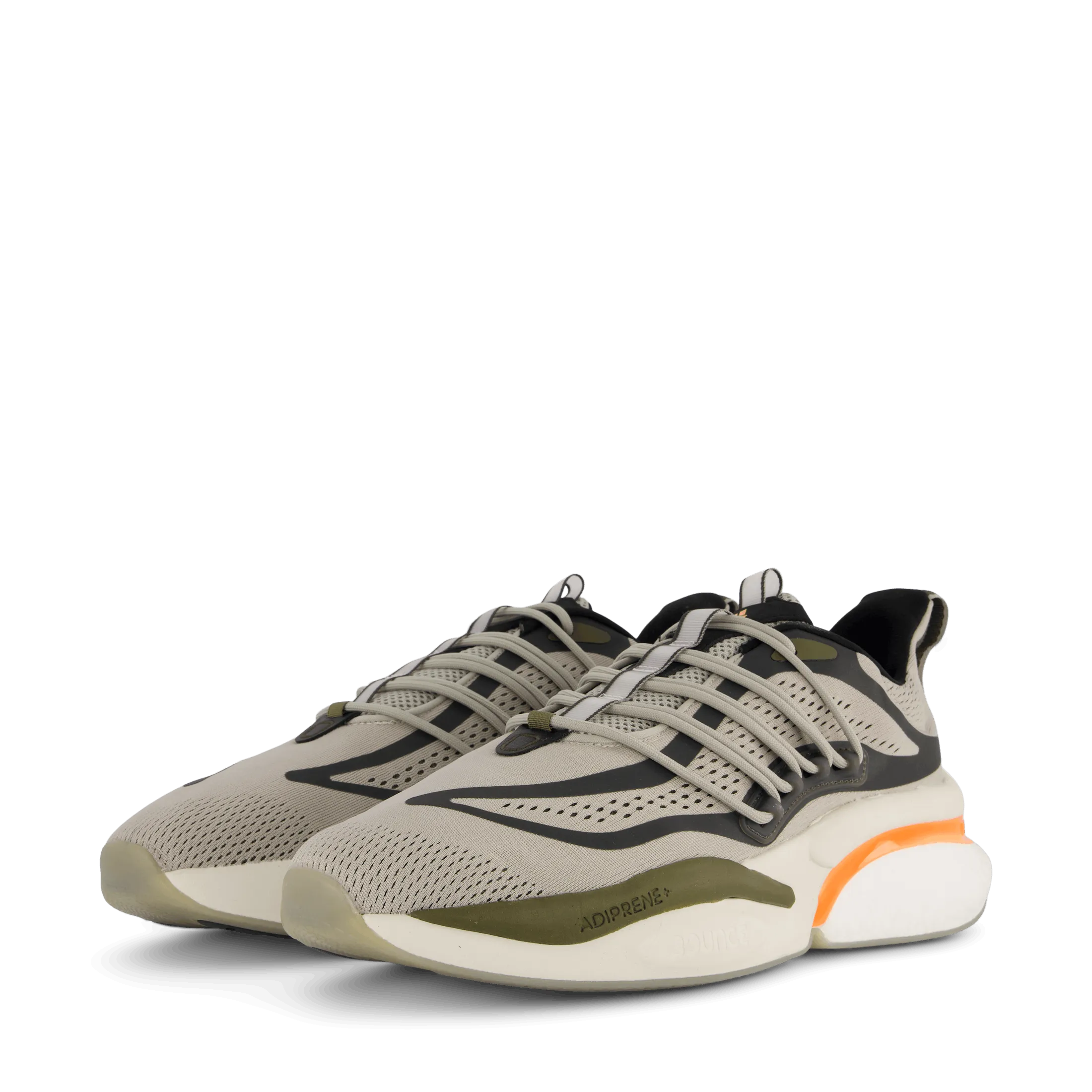 Alphaboost V1 Shoes Metal Grey / Screaming Orange / Olive Strata