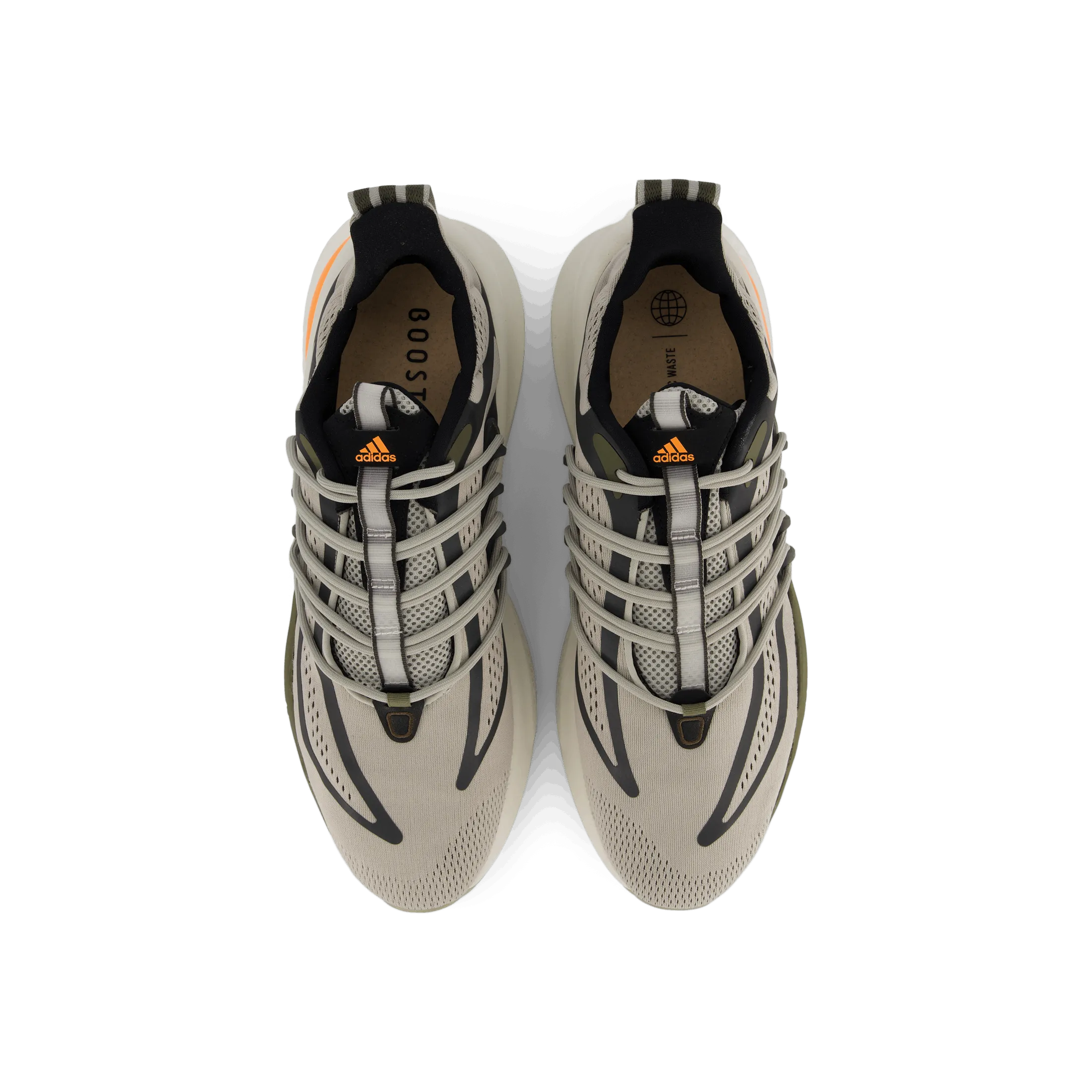 Alphaboost V1 Shoes Metal Grey / Screaming Orange / Olive Strata