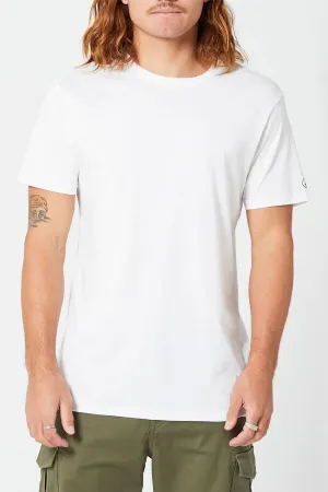 Aus Solid Short Sleeve Tee White