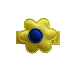 Baby Non Slip Hair Clip - Satin Flower (8 Colours)