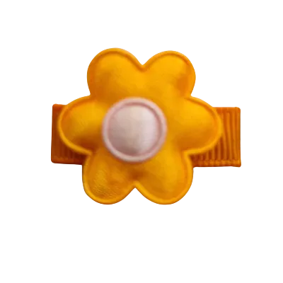 Baby Non Slip Hair Clip - Satin Flower (8 Colours)