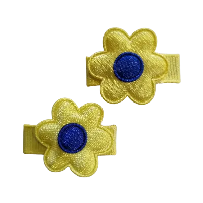 Baby Non Slip Hair Clip - Satin Flower (8 Colours)