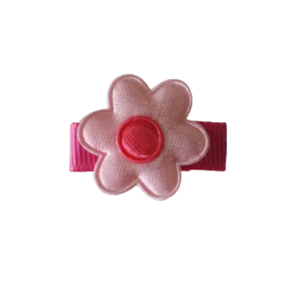 Baby Non Slip Hair Clip - Satin Flower (8 Colours)