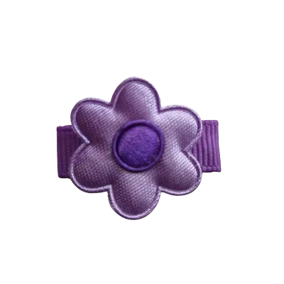 Baby Non Slip Hair Clip - Satin Flower (8 Colours)