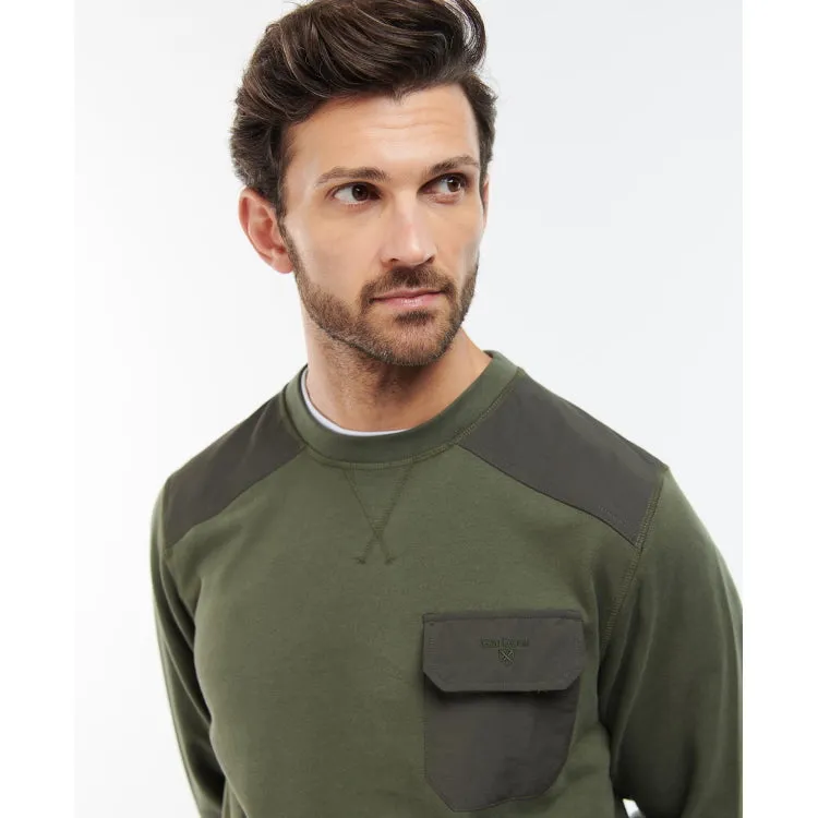 Barbour Holkham Crew Sweatshirt - Olive