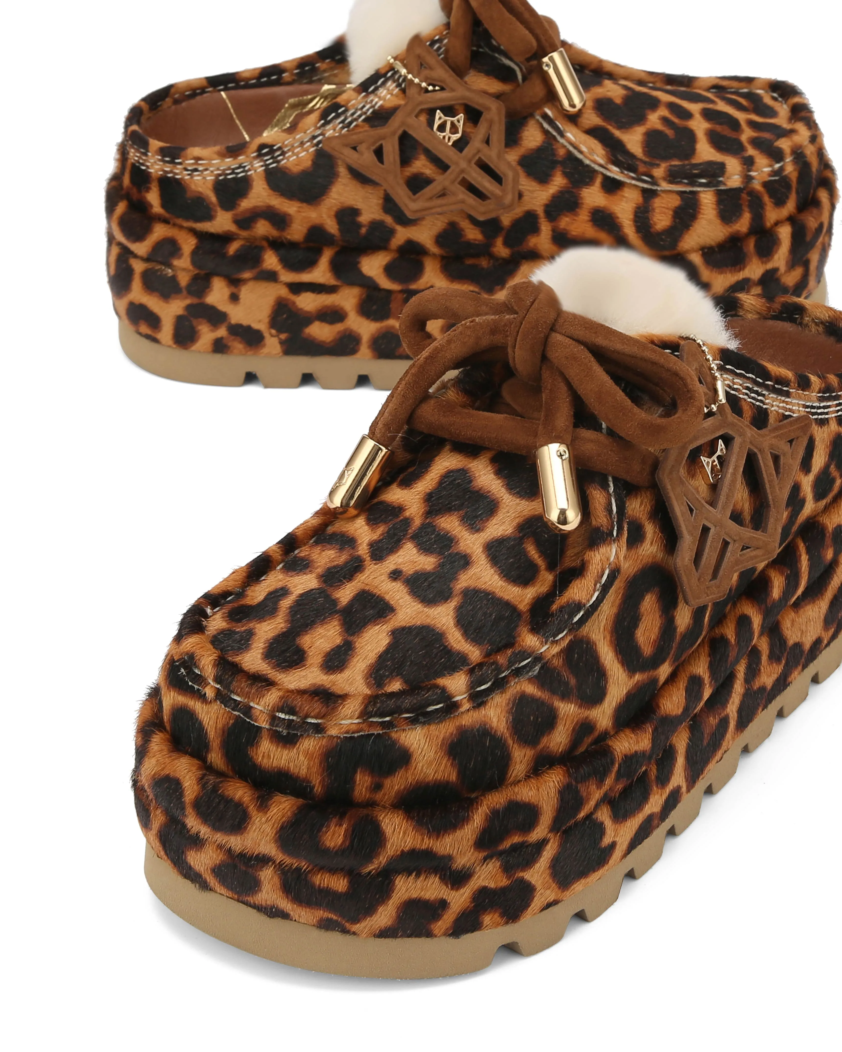 Blizzard Leopard Pony/Shearling