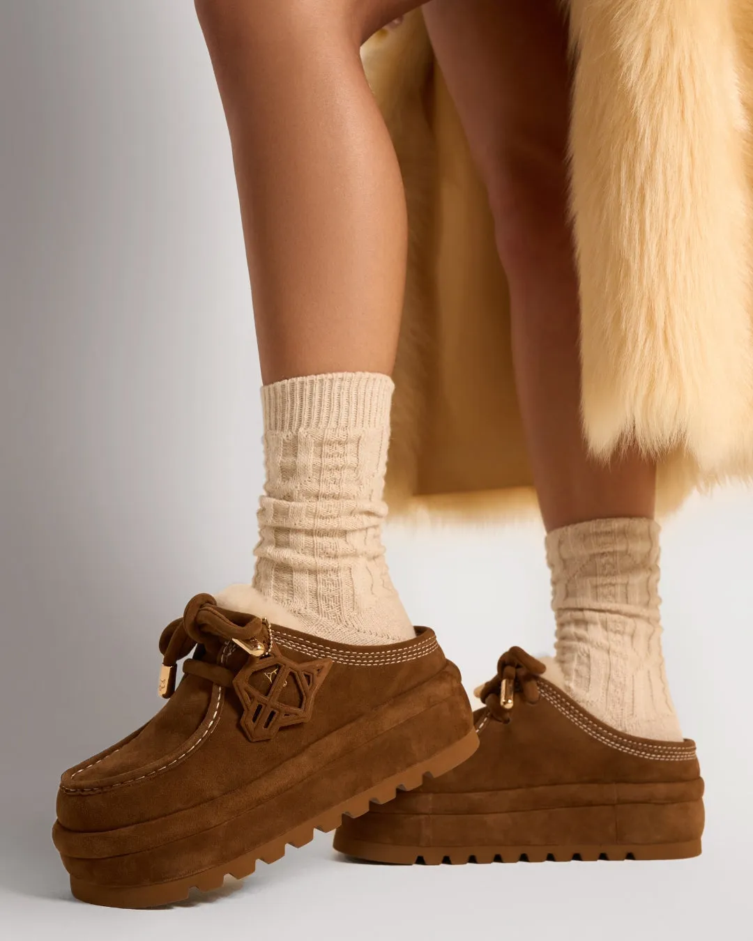 Blizzard Tan Suede/Shearling