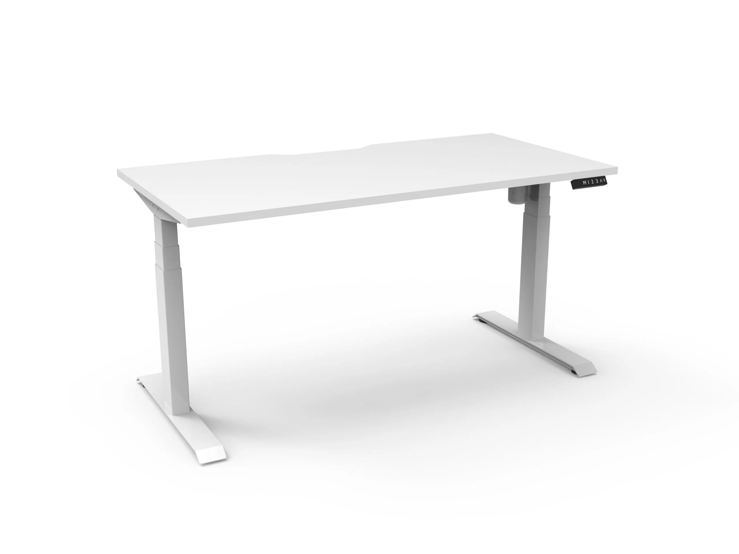 Boost 1.5m Light Single Sided Workstation - White