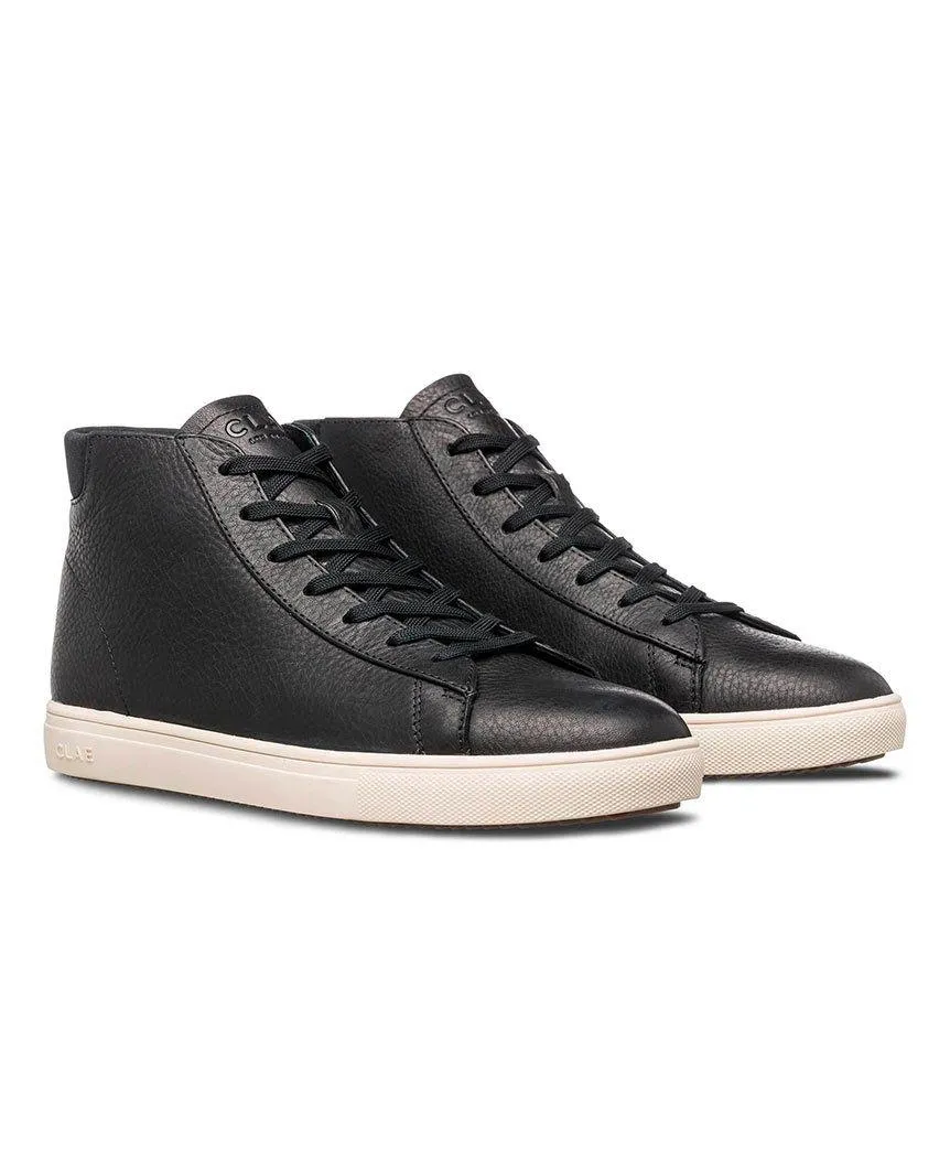 Bradley Mid Black Pebbled Leather