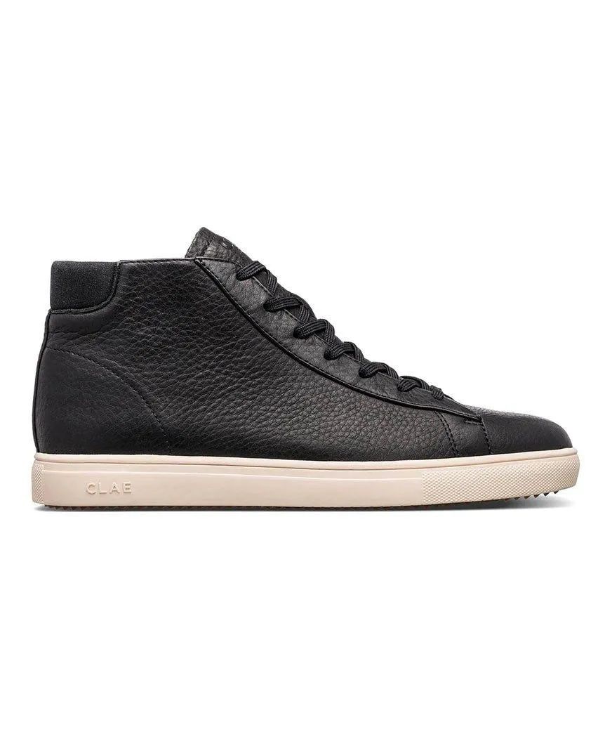 Bradley Mid Black Pebbled Leather