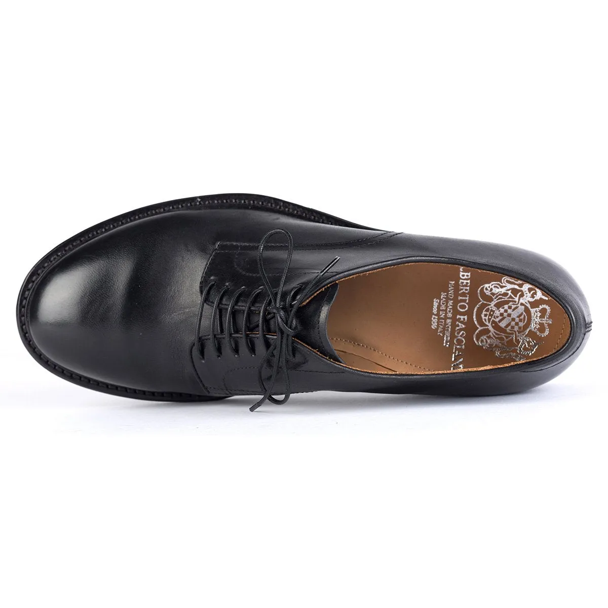 CALEB 71005<br>Black horse leather derby