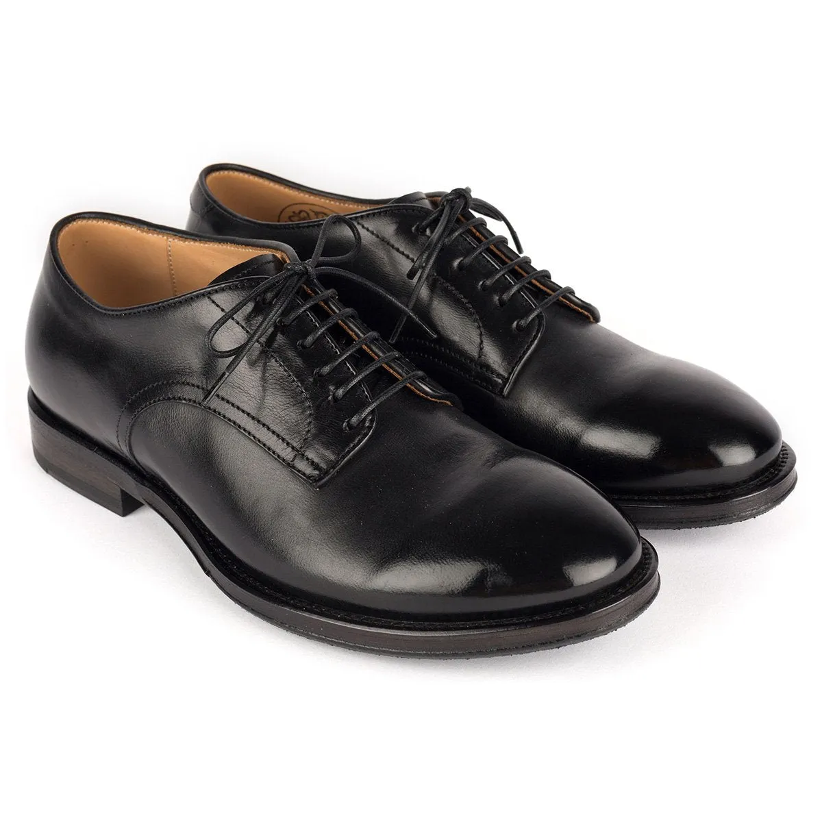 CAMIL 70015<br>Black horse leather derby