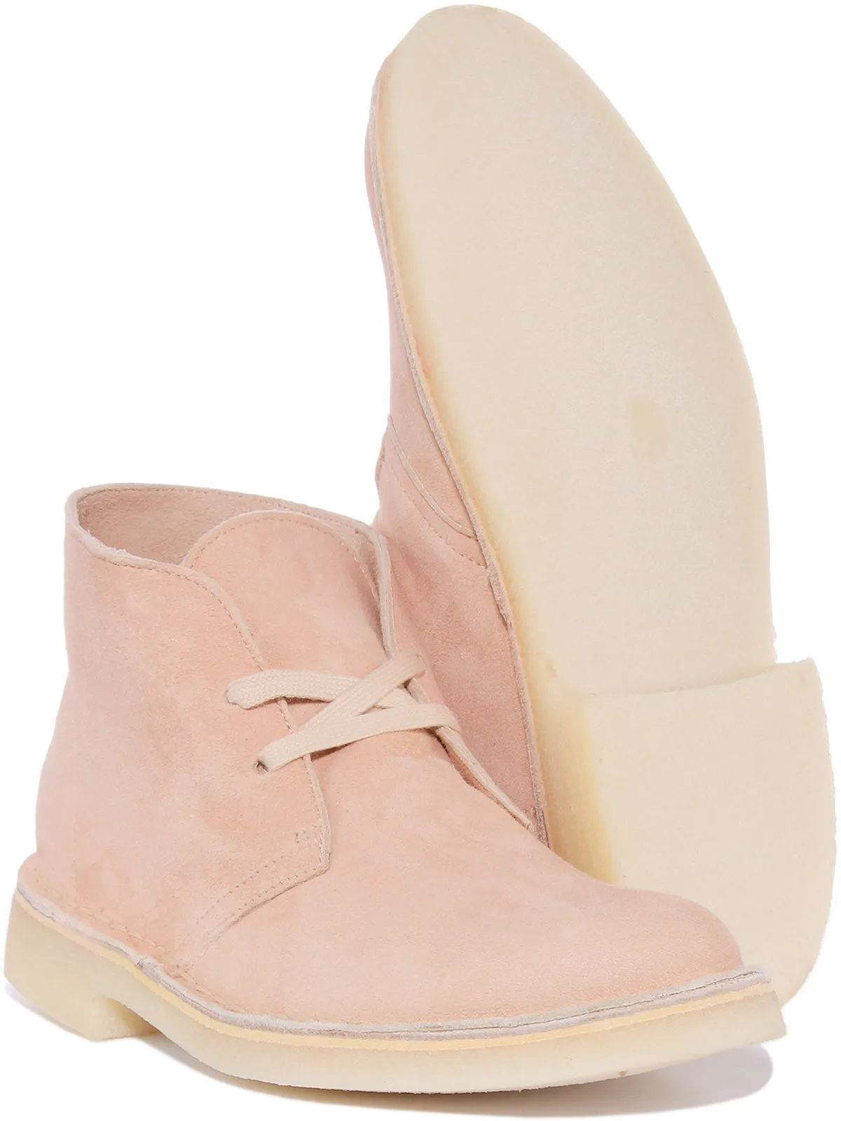 Clarks Originals Desert Boot In Pink For Women