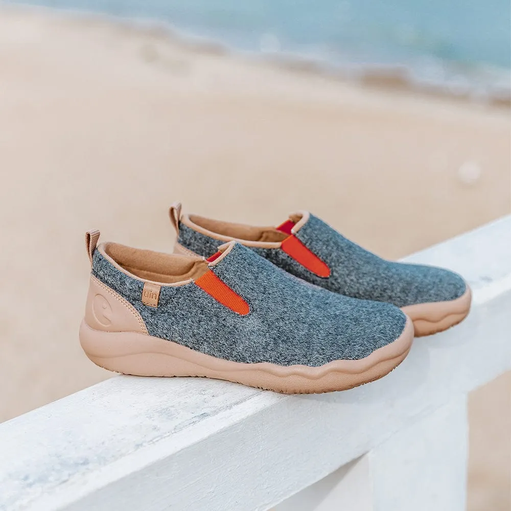 Cuenca Deep Grey Wool Women-US Local Delivery