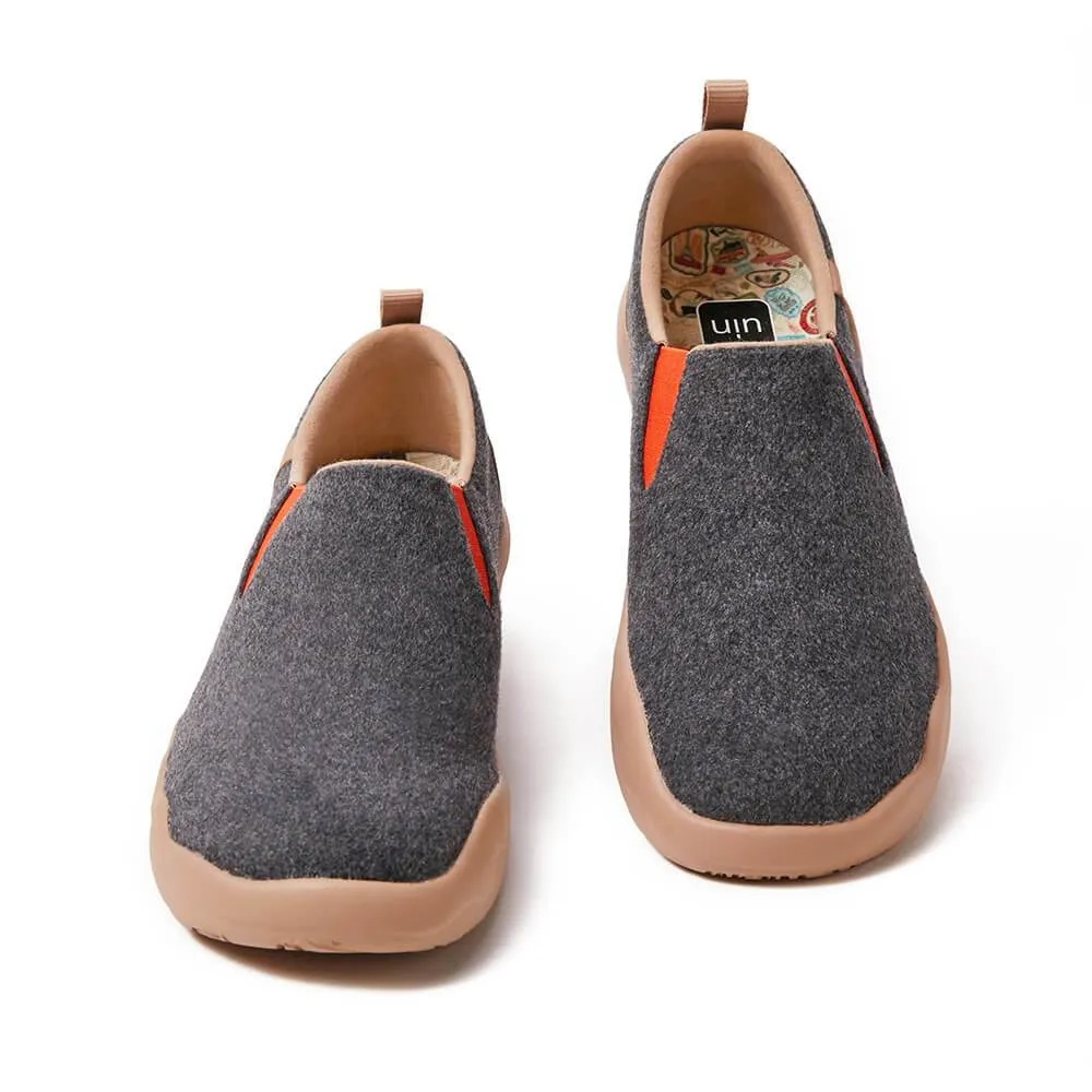 Cuenca Deep Grey Wool Women-US Local Delivery