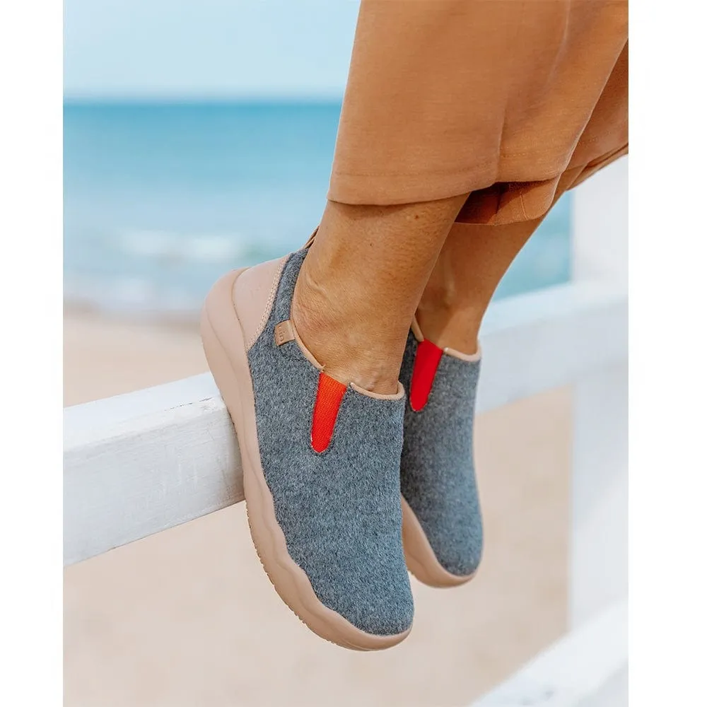 Cuenca Deep Grey Wool Women-US Local Delivery