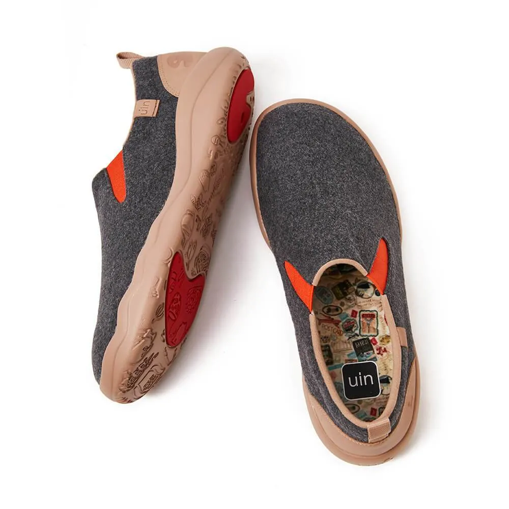 Cuenca Deep Grey Wool Women-US Local Delivery