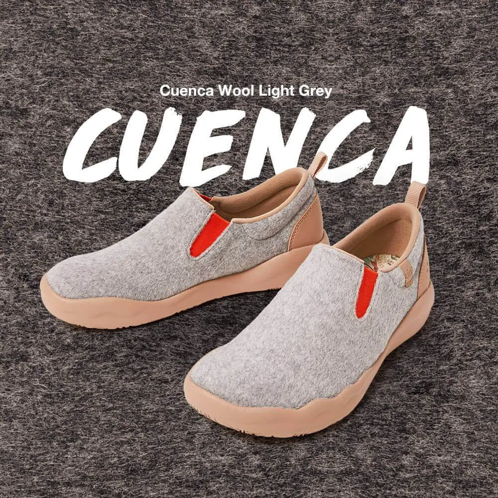 Cuenca Light Grey Wool Men