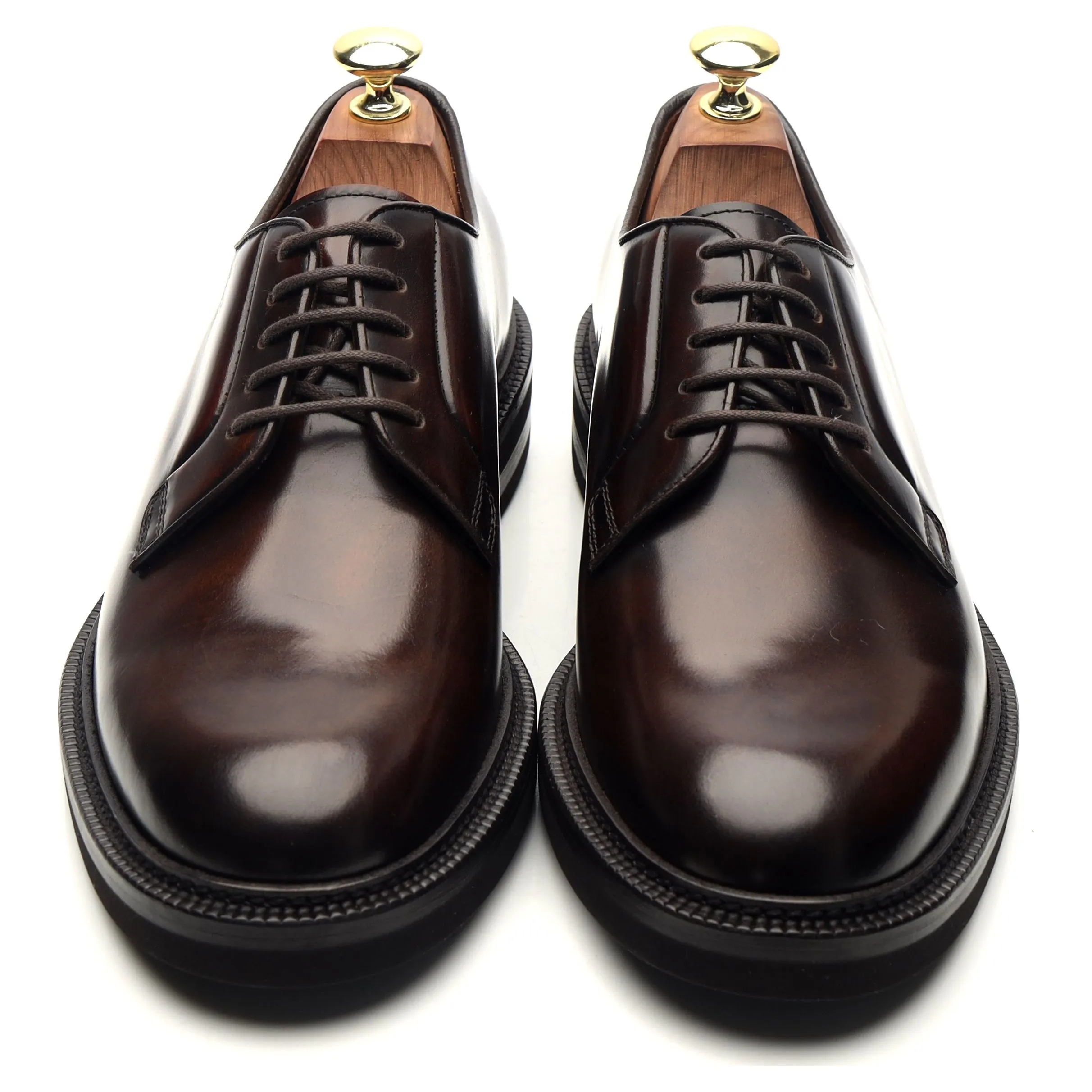 Dark Brown Leather Derby EU 41 UK 7