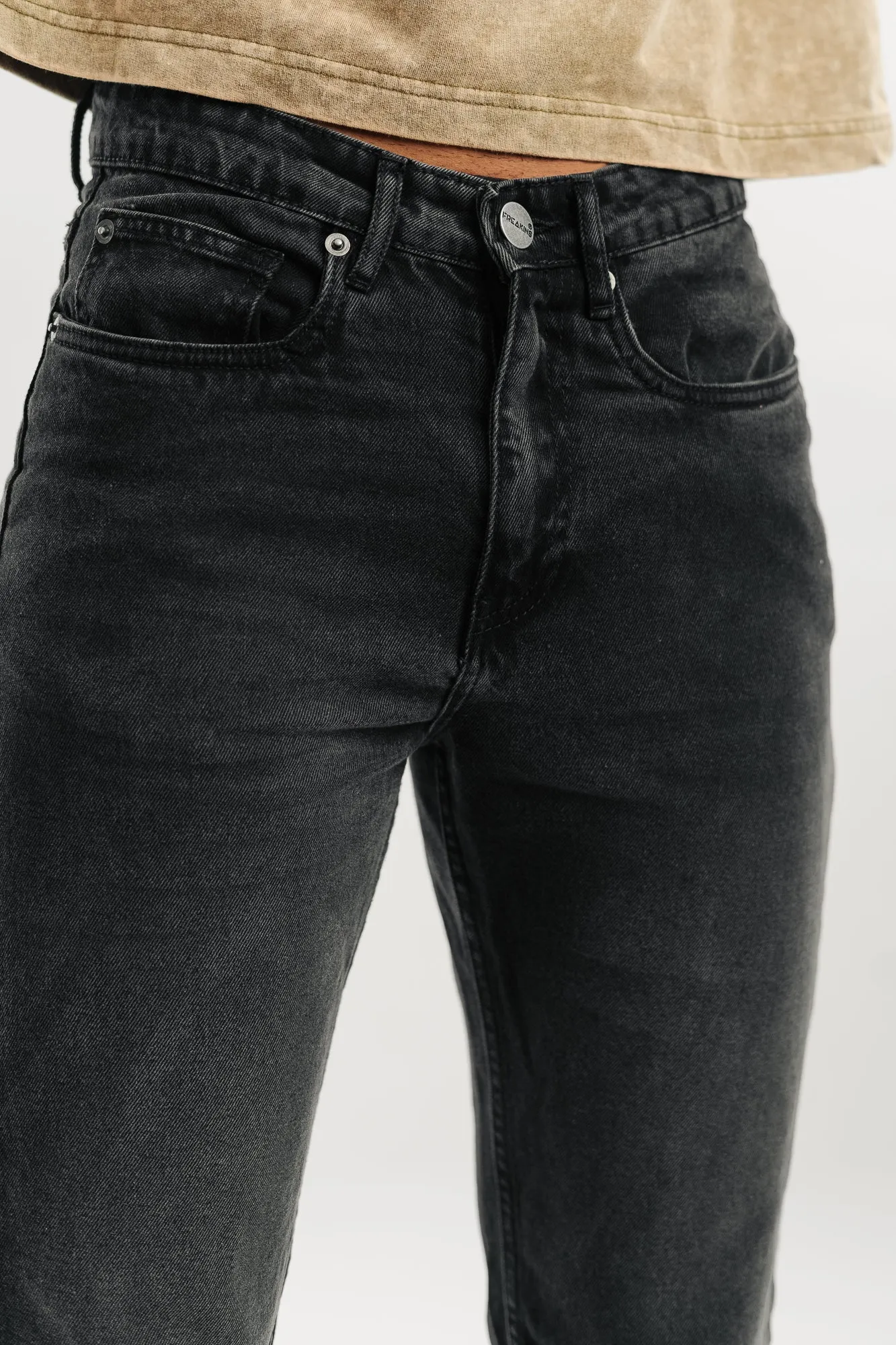 Dark Charcoal Straight Men's Jeans