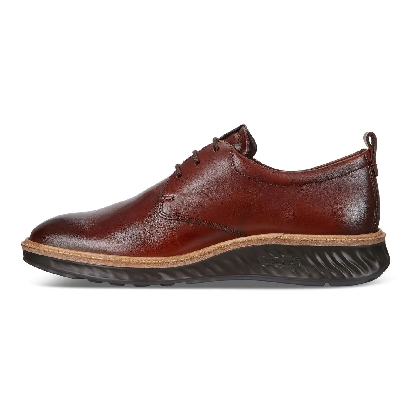 Ecco ST.1 Hybrid Plain Toe Cognac Men's