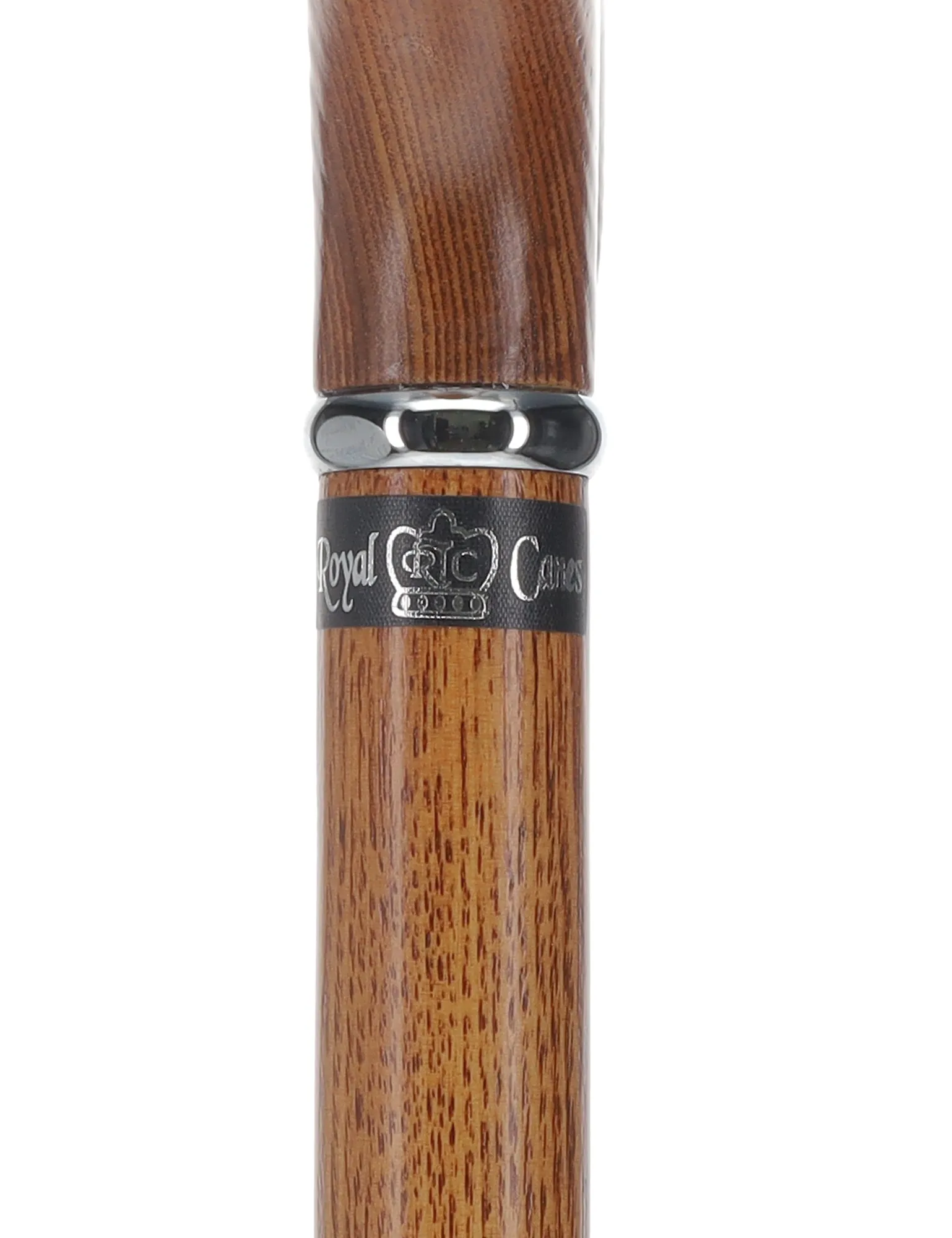 Extra Strong Espresso Ash Wood Derby Cane - Elegant & Durable w/ Standard Option