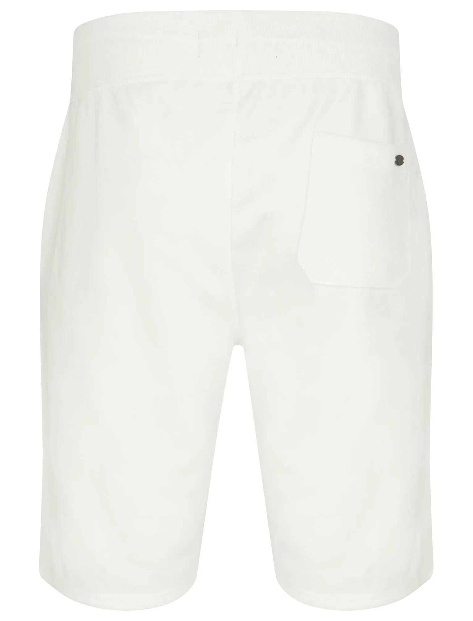 Founder Short Loopback Fleece Jogger Shorts in Snow White  - Tokyo Laundry