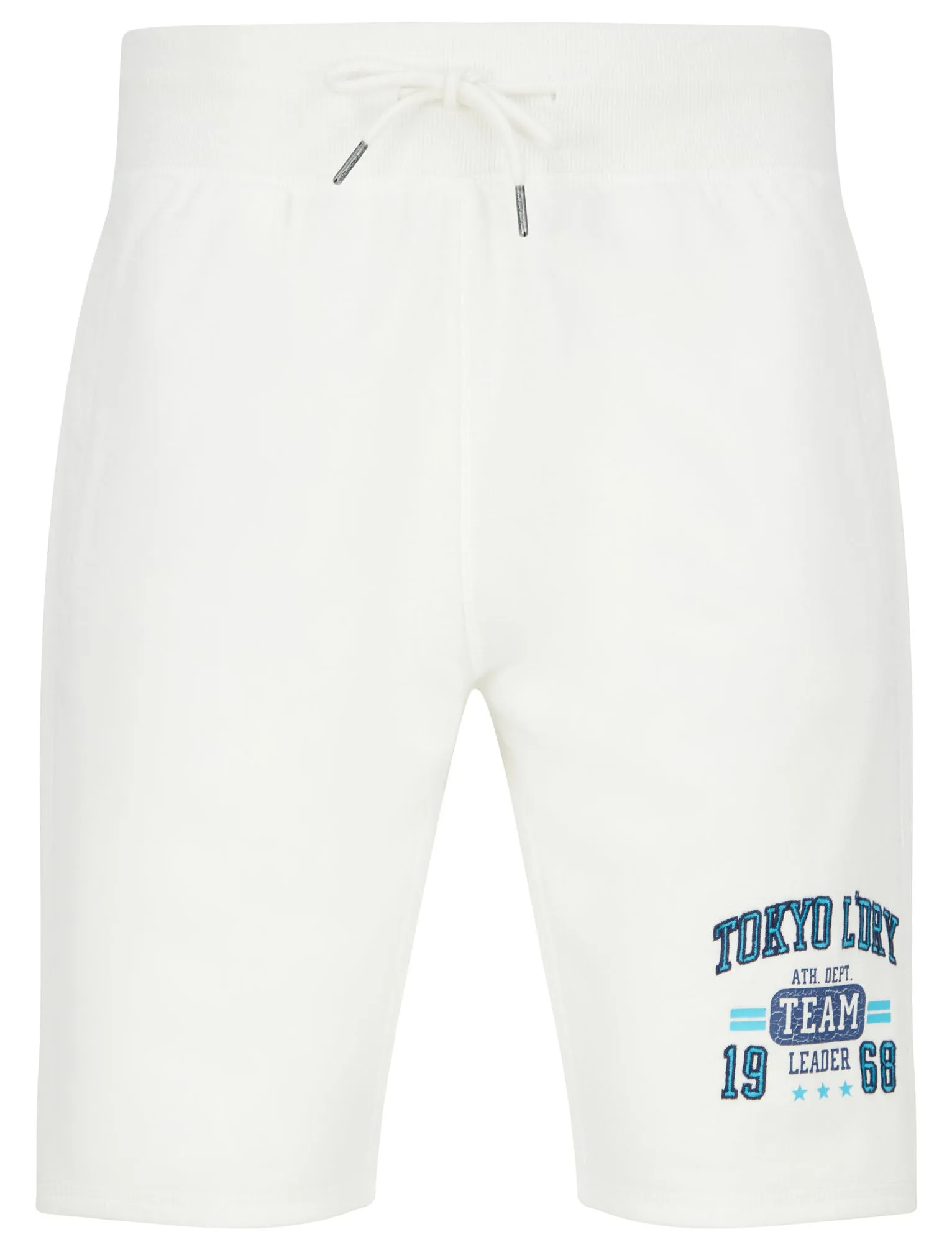 Founder Short Loopback Fleece Jogger Shorts in Snow White  - Tokyo Laundry