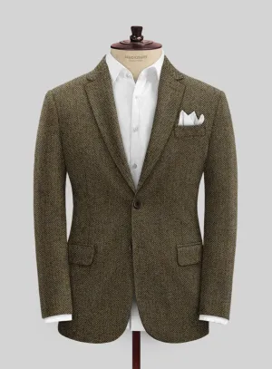 Harris Tweed Ridge Brown Herringbone Jacket