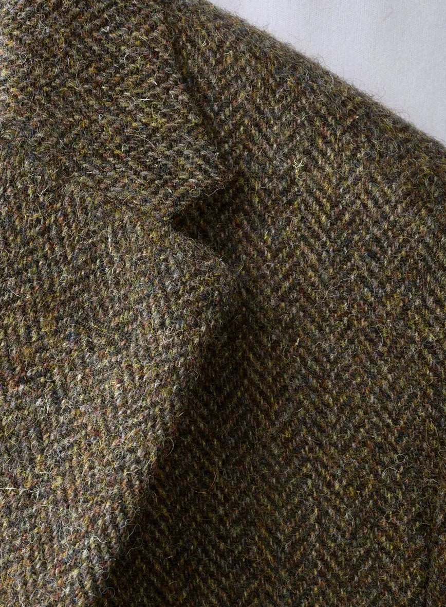 Harris Tweed Ridge Brown Herringbone Jacket