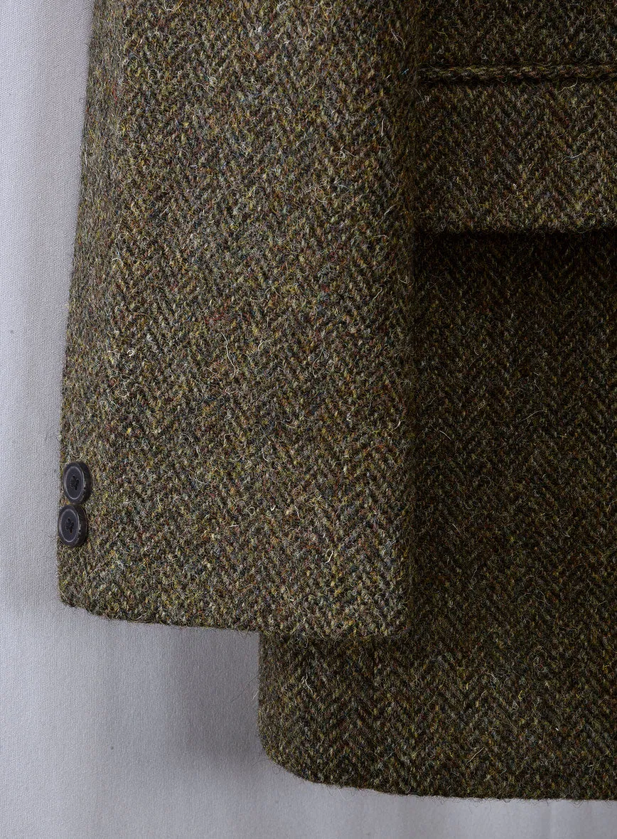 Harris Tweed Ridge Brown Herringbone Jacket