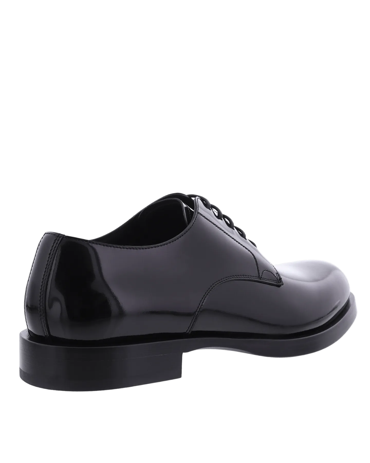 Heren Polished Derby Zwart