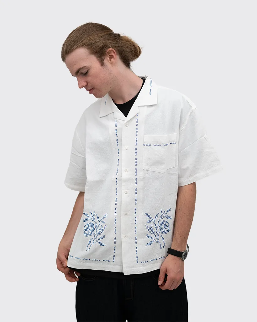 Huffer Cabana Flor Shirt - Chalk