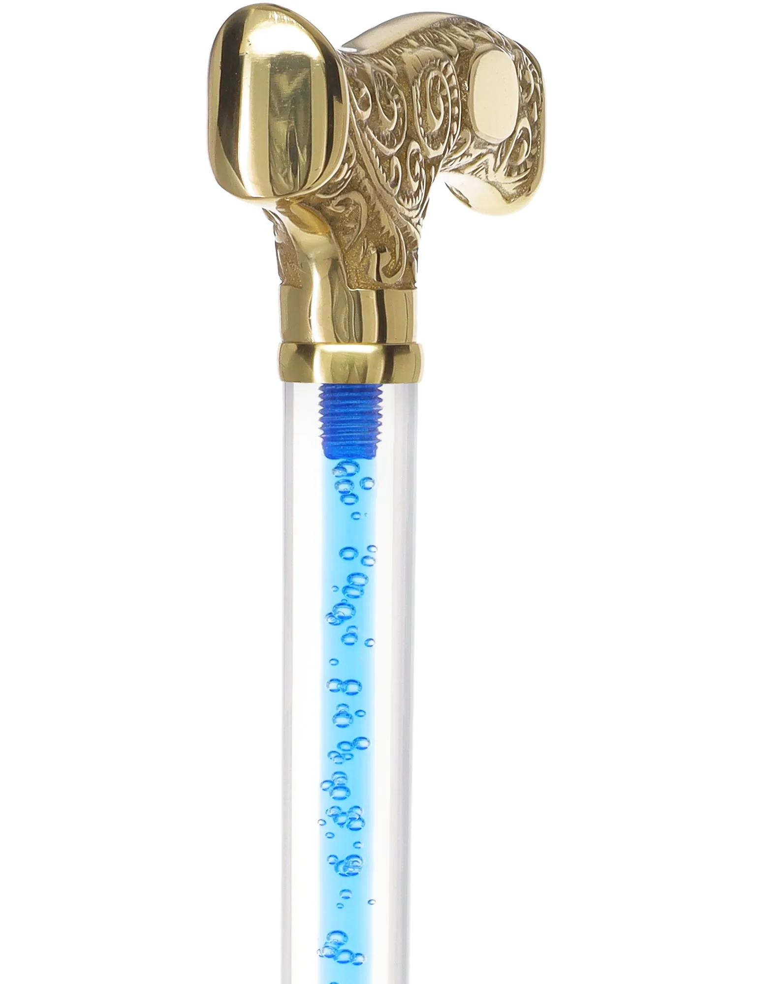 Make It Yours: Color Invisible Clear Shaft w/ Premium Brass Cane