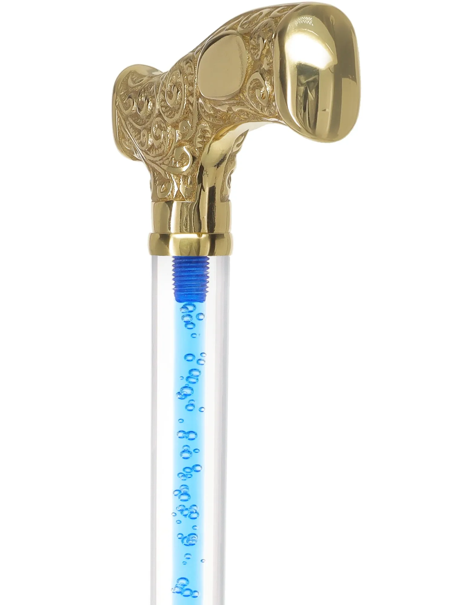 Make It Yours: Color Invisible Clear Shaft w/ Premium Brass Cane