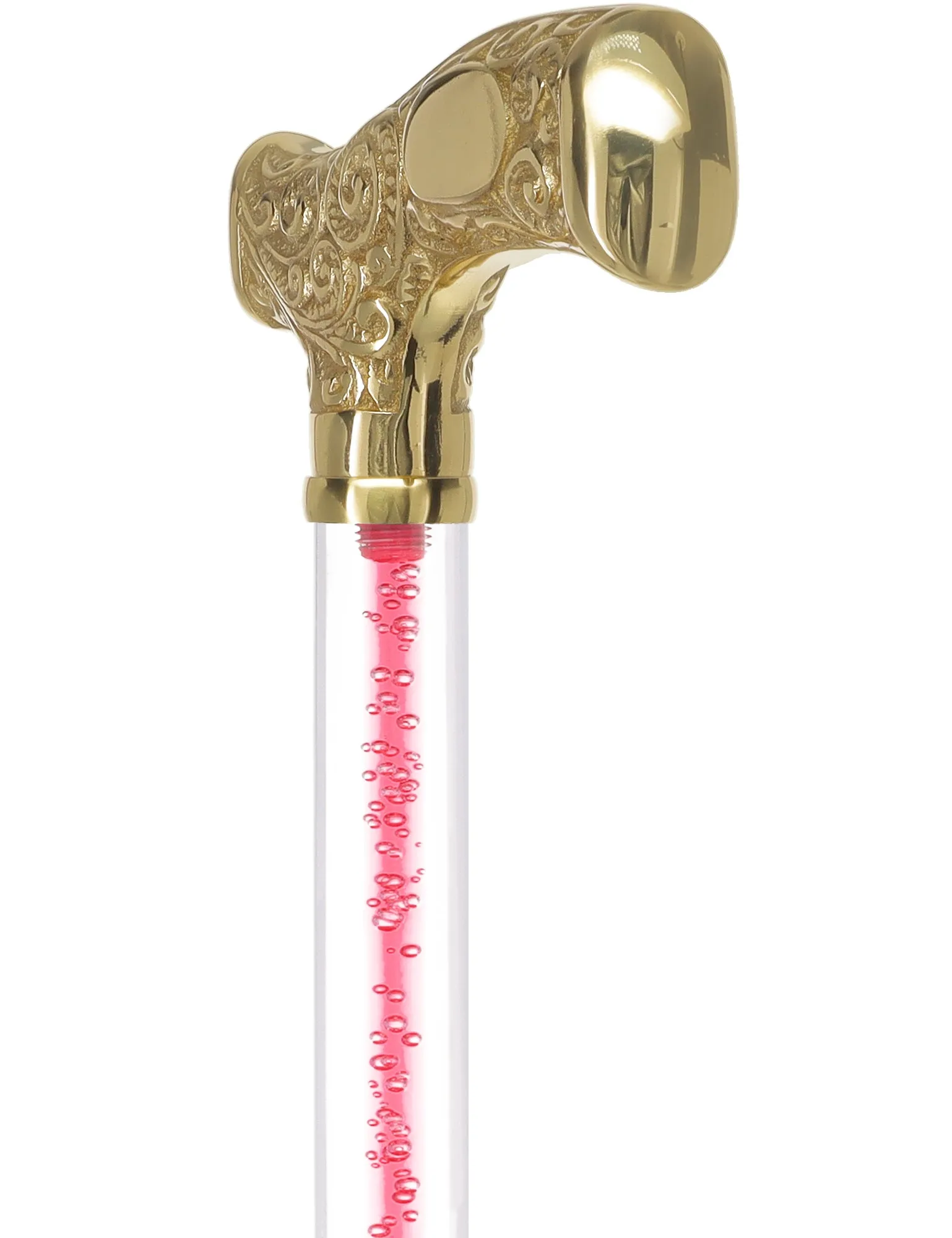 Make It Yours: Color Invisible Clear Shaft w/ Premium Brass Cane