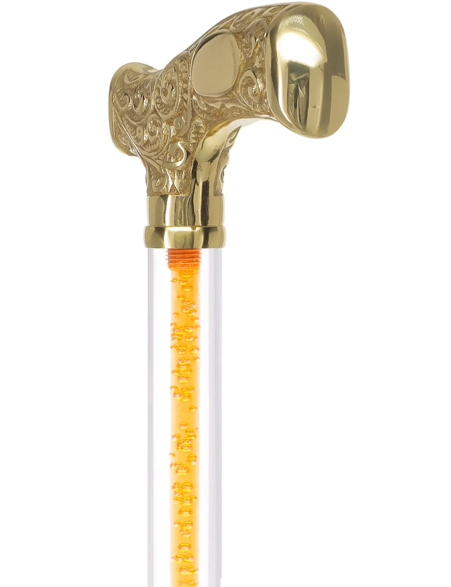 Make It Yours: Color Invisible Clear Shaft w/ Premium Brass Cane