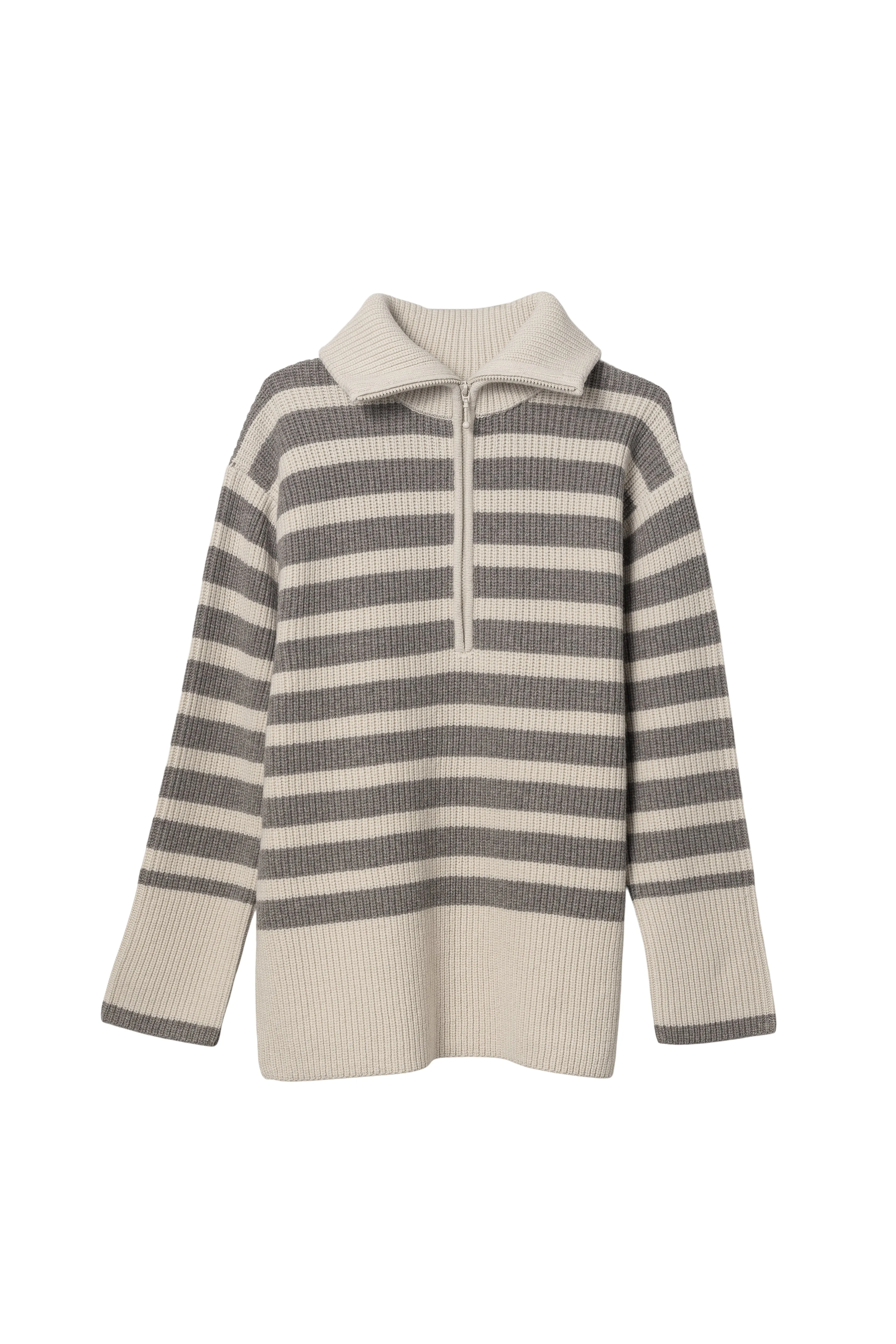 Marine Fisherman Zip Up - Downy Stripe