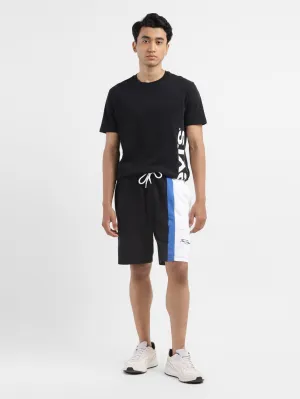 Men's Black Regular Fit Shorts