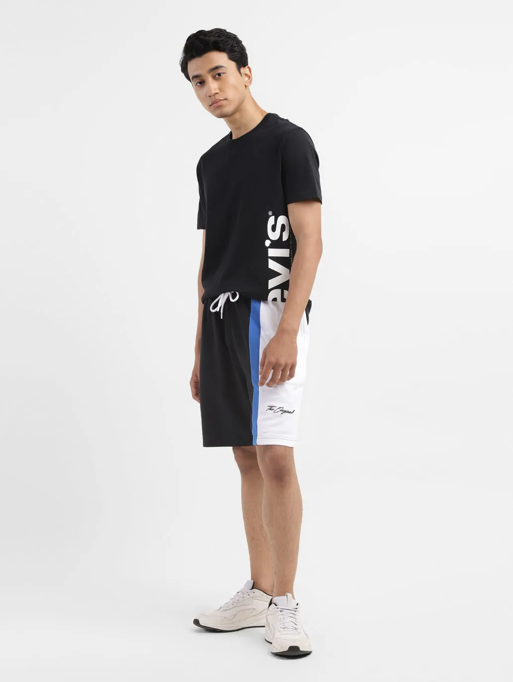 Men's Black Regular Fit Shorts