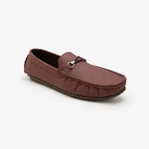 Men's Metal Buckle Loafers