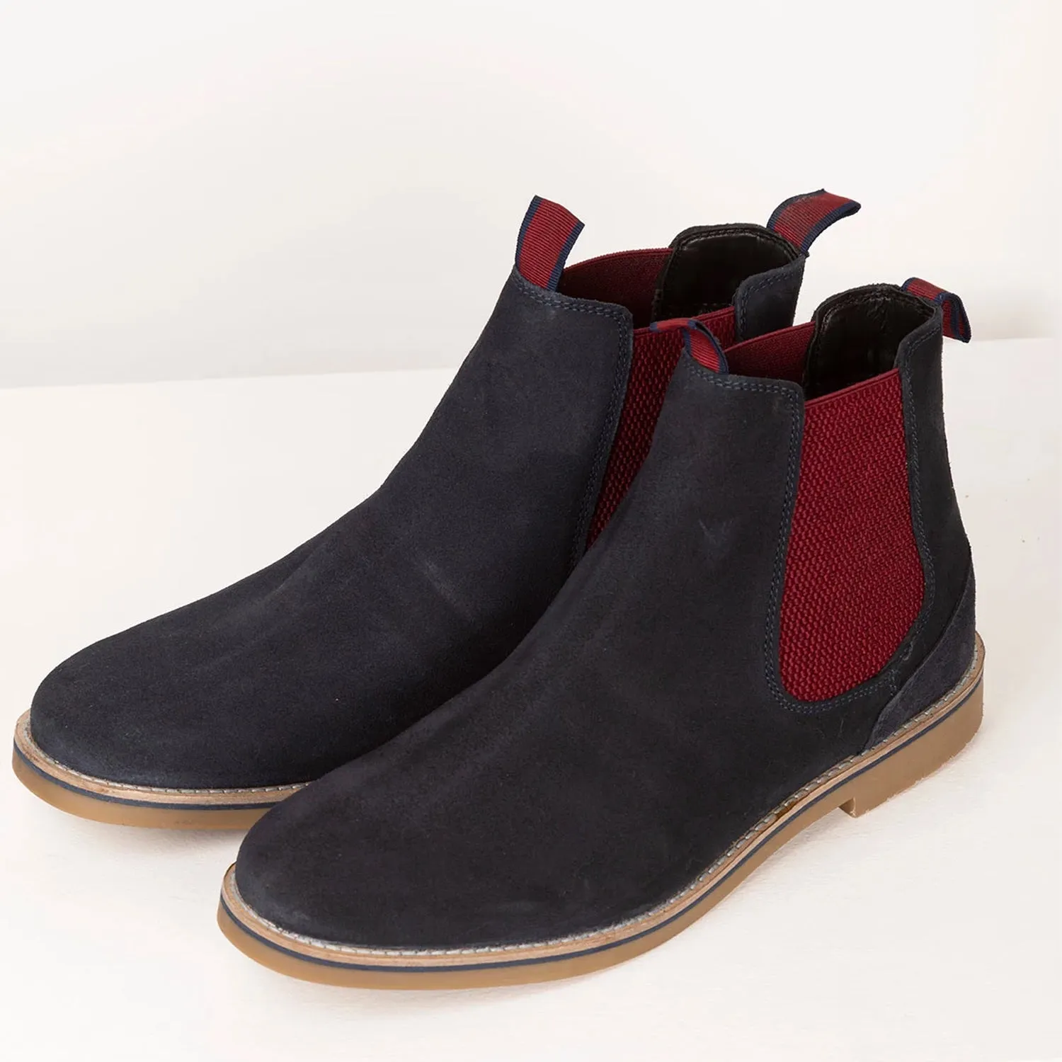 Men's Suede Chelsea Boots