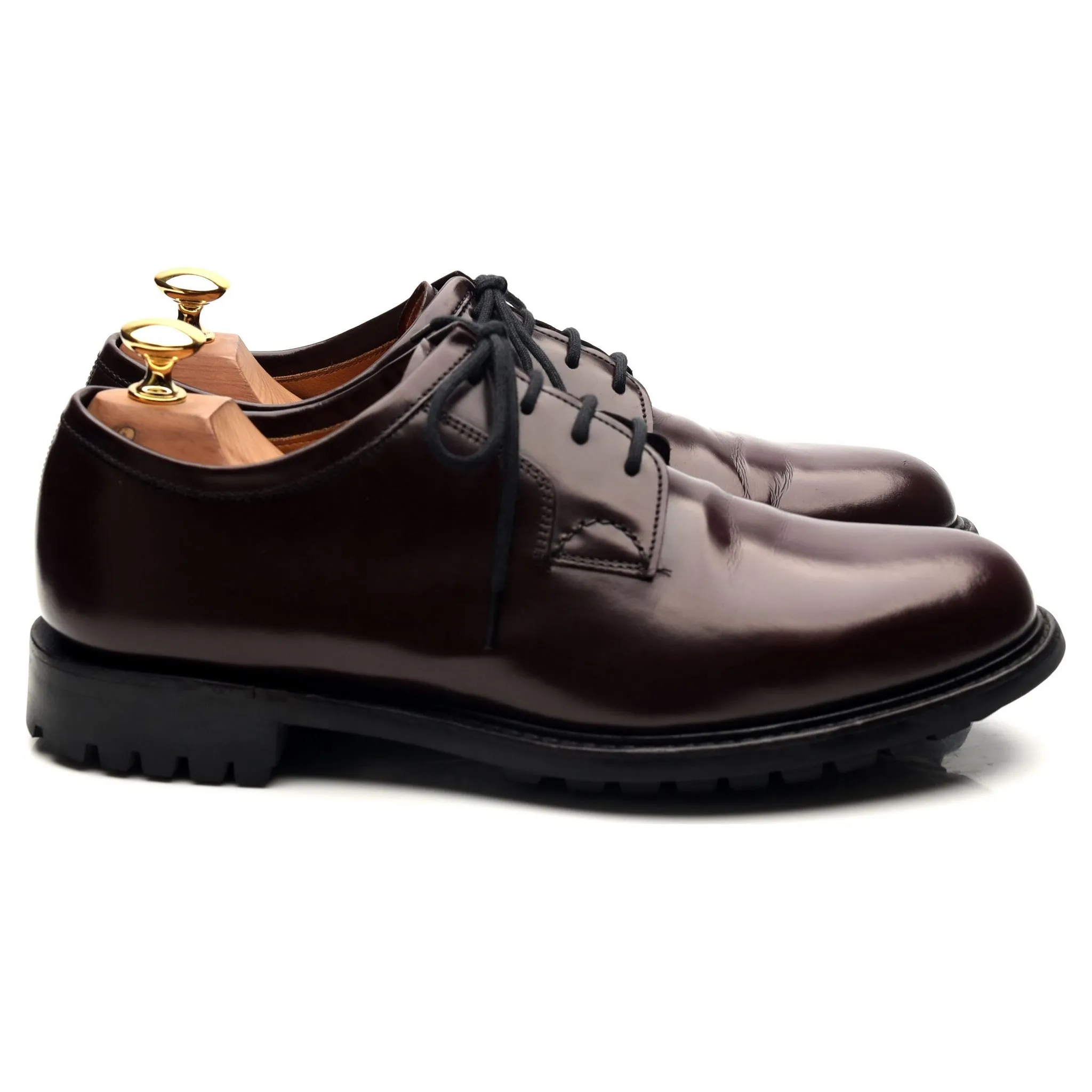 'Newbridge' Burgundy Leather Derby UK 6.5 F